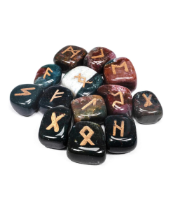 Rune heliotrop set kristalnih runa 25 kom