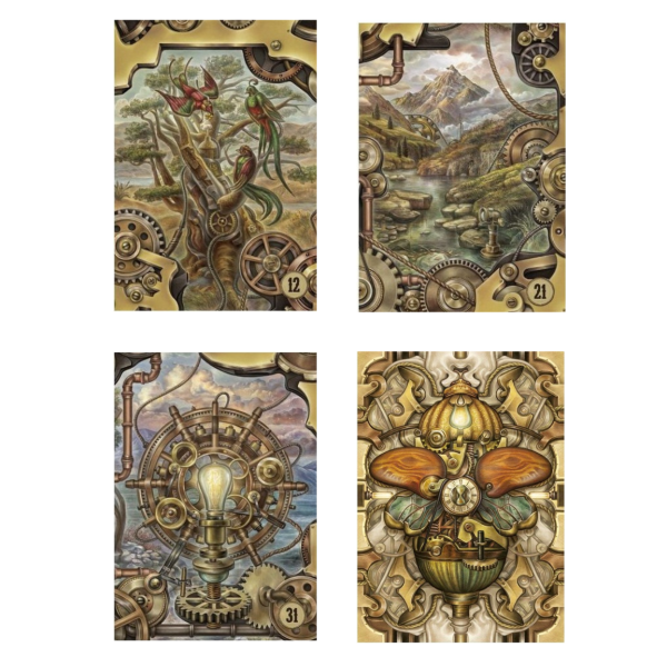 Steampunk Lenormand oracle 