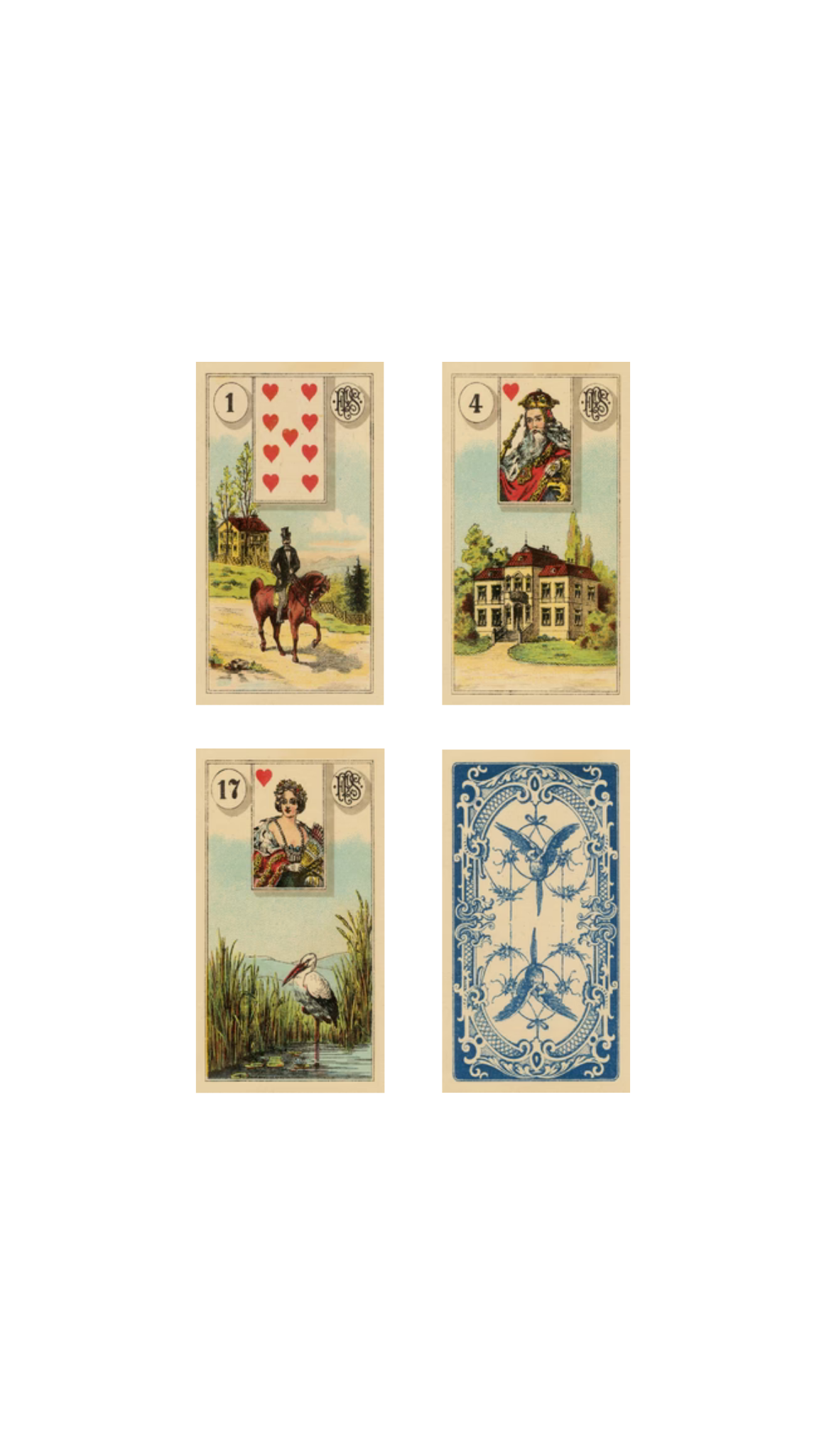 Grand Tableau Lenormand Oracle karte
