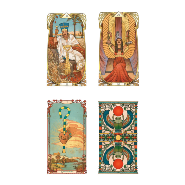 Egyptian Art Noveau tarot