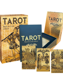 Tarot Black and Gold tarot set detalji i knjiga