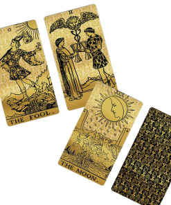 Tarot black and gold detalji karata
