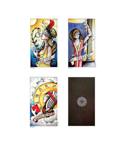 Eight Coins Tattoo tarot