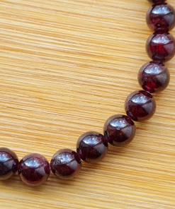 Granat – narukvica kuglice 6 mm - Slika 3