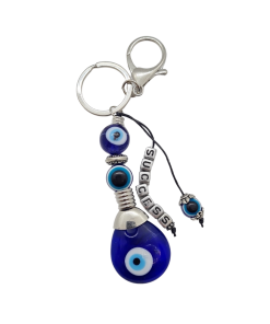Privjesak za ključeve Blue Evil Eye - Success