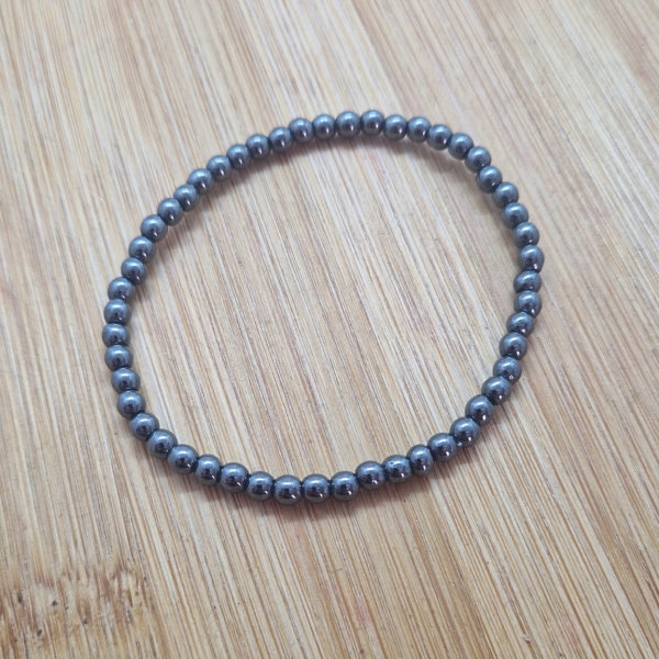Hematit – narukvica kuglice 4 mm
