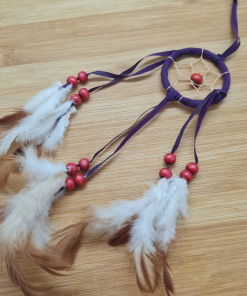 Dream catcher 5cm – ljubičasti