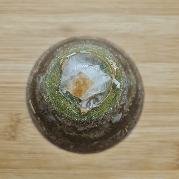 Orgonit stožac Citrin detalj