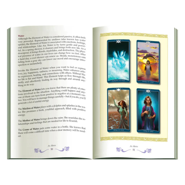 the book of shadows tarot set knjiga