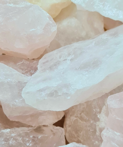 Ružičasti kvarc - neobrađeni grumen pakiranje 1kg detalj