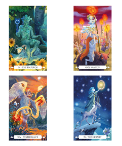 Under the oak tree tarot detalji