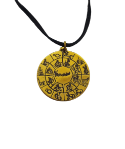 Amulet - Indijski prikaz zodijaka i planeta