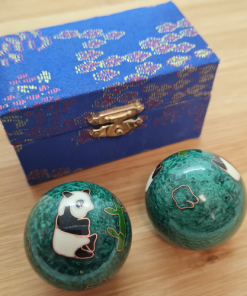 Kuglice za ruku - Panda zelene 4 cm
