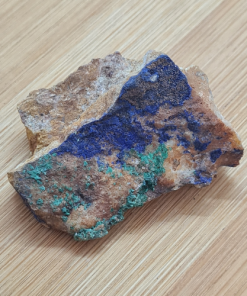 Azurit malahit - neobrađeni grumen L detalj