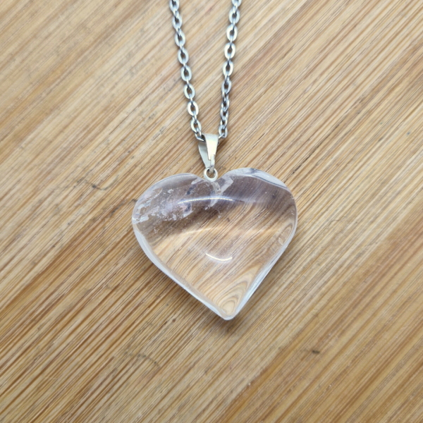 Gorski kristal privjesak Srce