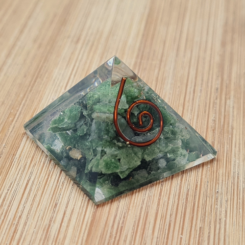 Alternative view of Orgonit piramida - Aventurin 2,8 x 2,8 cm