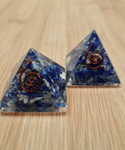 Orgonit piramida - Sodalit 2,8 x 2,8 cm