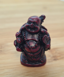 Figura Buddha stojeći s lepezom
