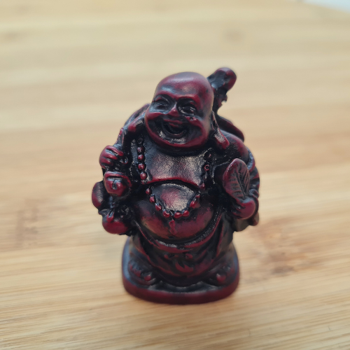 Figura Buddha stojeći s lepezom