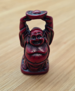 Figura Buddha stojeći s podignutim rukama i zlatom