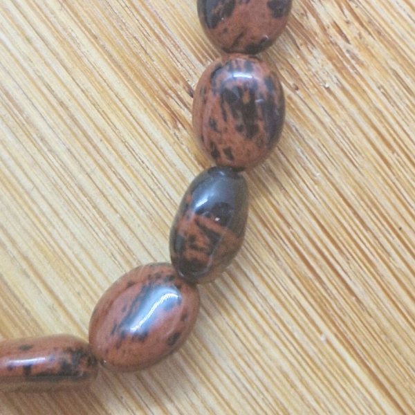 Opsidijan Mahagonij - narukvica oval