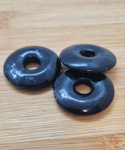 Crni turmalin - donut 30 mm