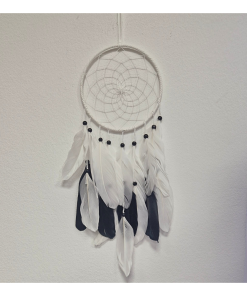 Dreamcatcher - Black & White 16 cm