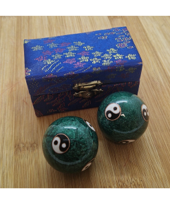 Kuglice za ruku – Yin Yang zelene 
