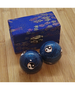 Kuglice za ruku – Yin Yang plave 4 cm