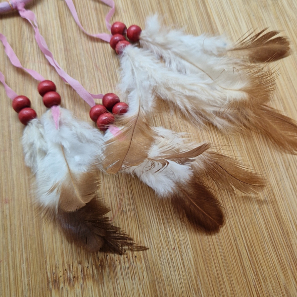 Dreamcatcher - roza 5 cm