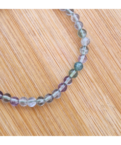 Fluorit – narukvica kuglice 4 mm