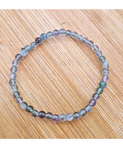 Fluorit – narukvica kuglice 4 mm