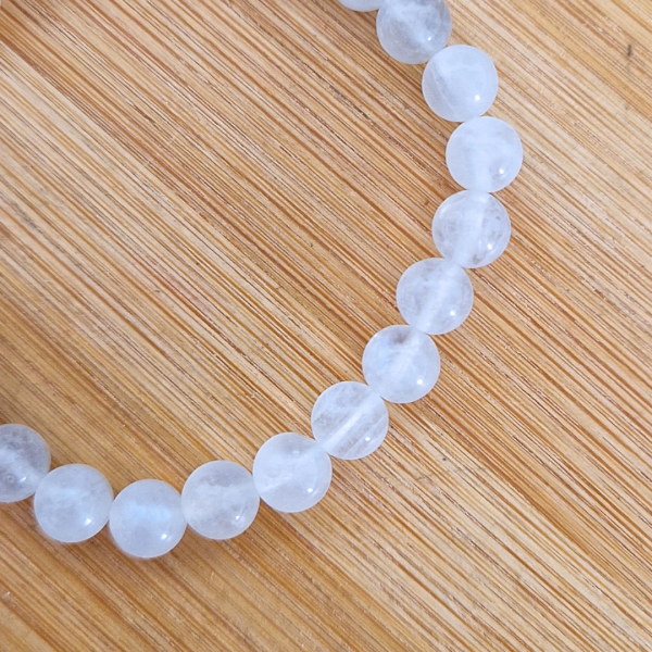 Mjesečev kamen – narukvica kuglice 8 mm