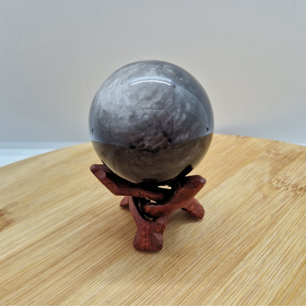 Opsidijan srebrni – kugla 5,4 cm