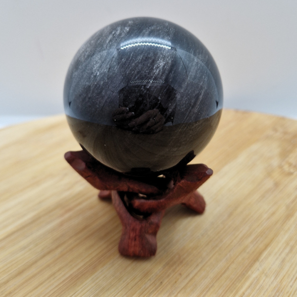 Opsidijan srebrni – kugla 5,4 cm