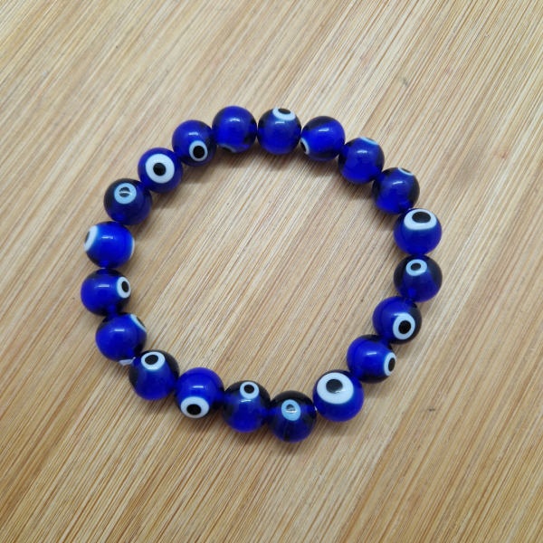 Narukvica Blue Evil Eye 10 mm 