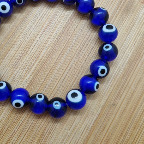 Narukvica Blue Evil Eye 10 mm 