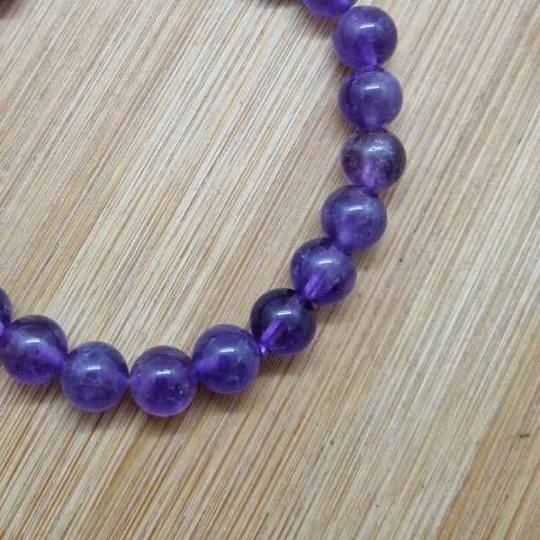 Ametist – narukvica 6 mm