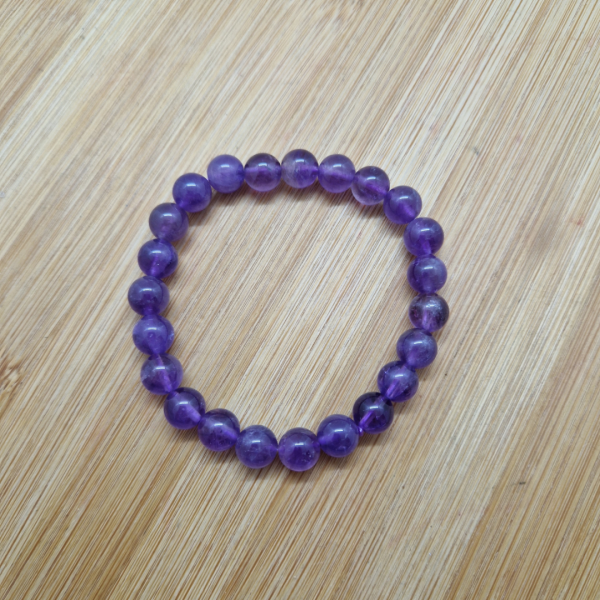 Ametist – narukvica 6 mm
