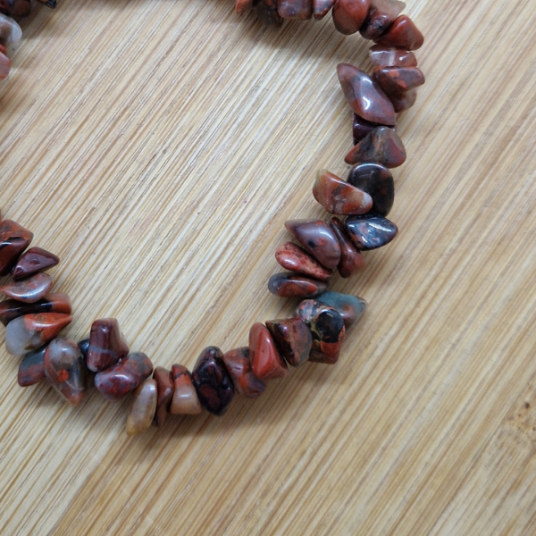 Jaspis breša - narukvica chips