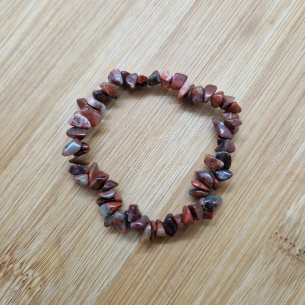Jaspis breša - narukvica chips