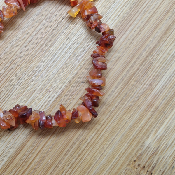 Karneol - narukvica chips