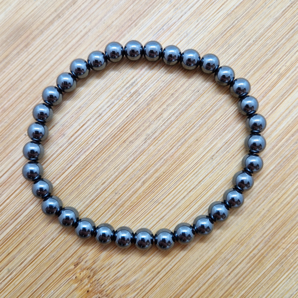 Hematit – narukvica kuglice 6 mm