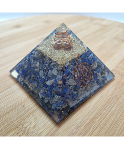 Orgonit piramida – Lapis lazuli 7 x 7 cm