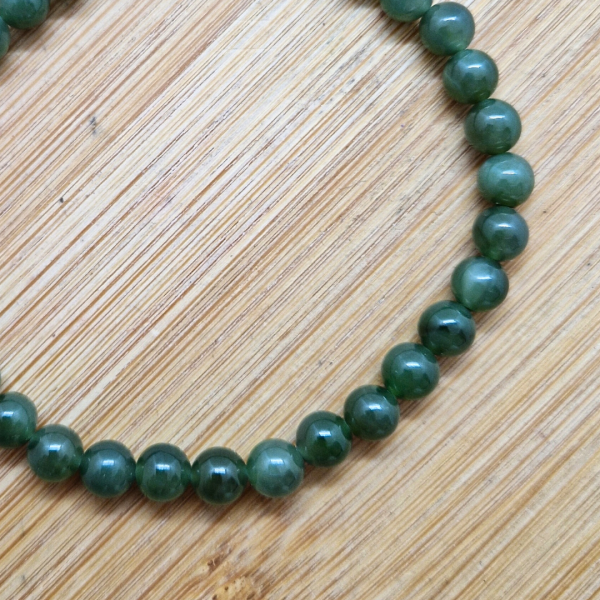 Žad Nefrit - narukvica kuglice 6 mm