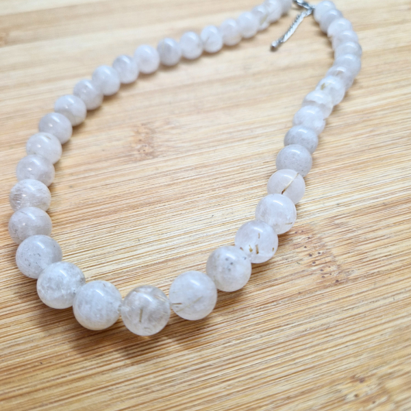 Rutil kvarc – ogrlica 10 mm