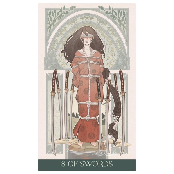 Japanese Art Nouveau tarot