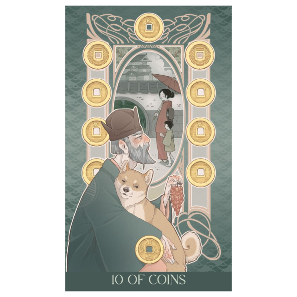 Japanese Art Nouveau tarot