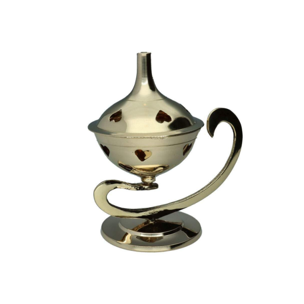 Tamjanica “Gold Hearts” s drškom”