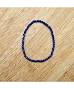 Lapis Lazuli – narukvica facetirana 3 mm